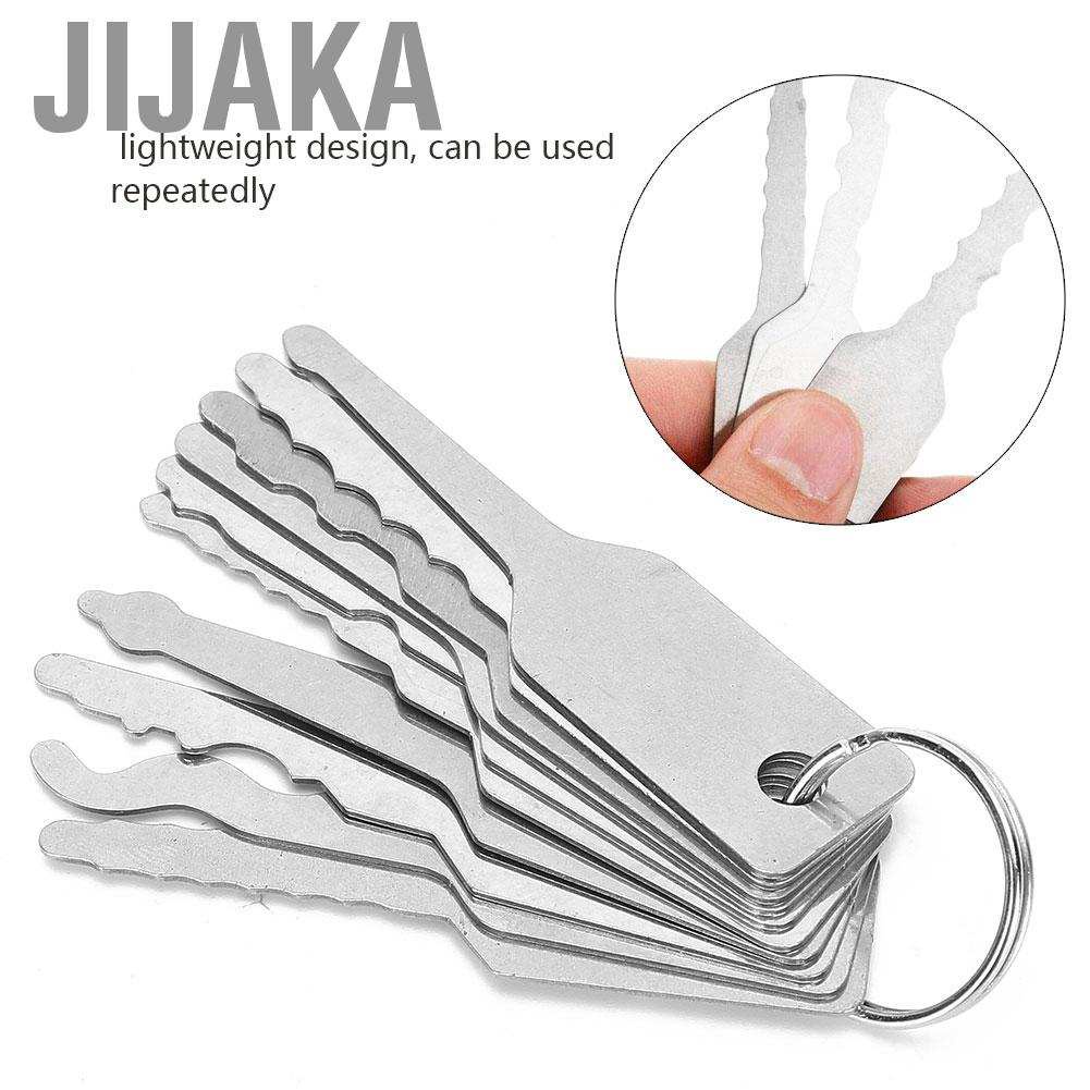 Jijaka Multi‑function 10 In 1 Master Key Set Door Opener Tool Durable Lightweight