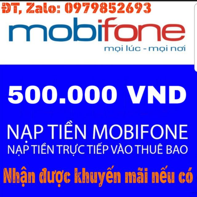 Thẻ Cào MOBIFONE 500.000VND