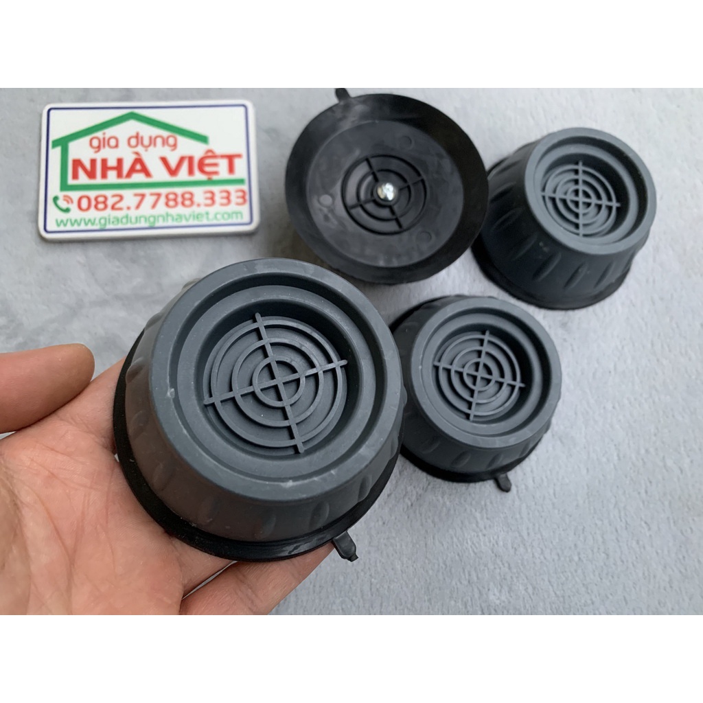 Bộ 4 đệm chân máy giặt chống trượt tăng chiều cao tránh ẩm