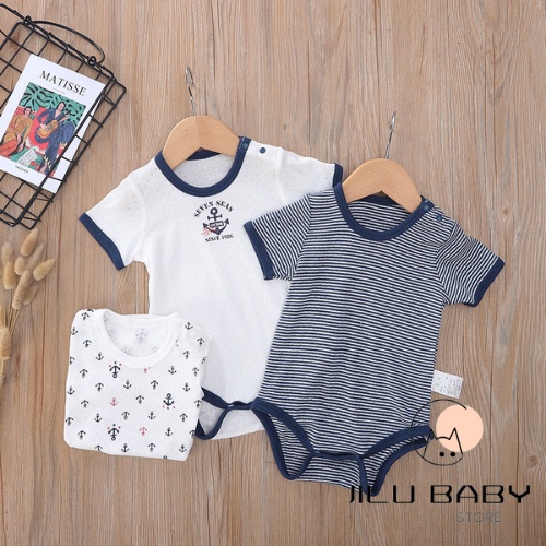 Body Cọc Tay,Tay Ngắn Hàng Xuất Nhật Cho Bé Từ 3 Tháng-2 Tuổi -Jilu Baby Store