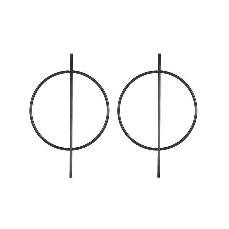 Khuyên tai phong cách hình học thời trang Hàn Quốc thanh lịch sang trọng