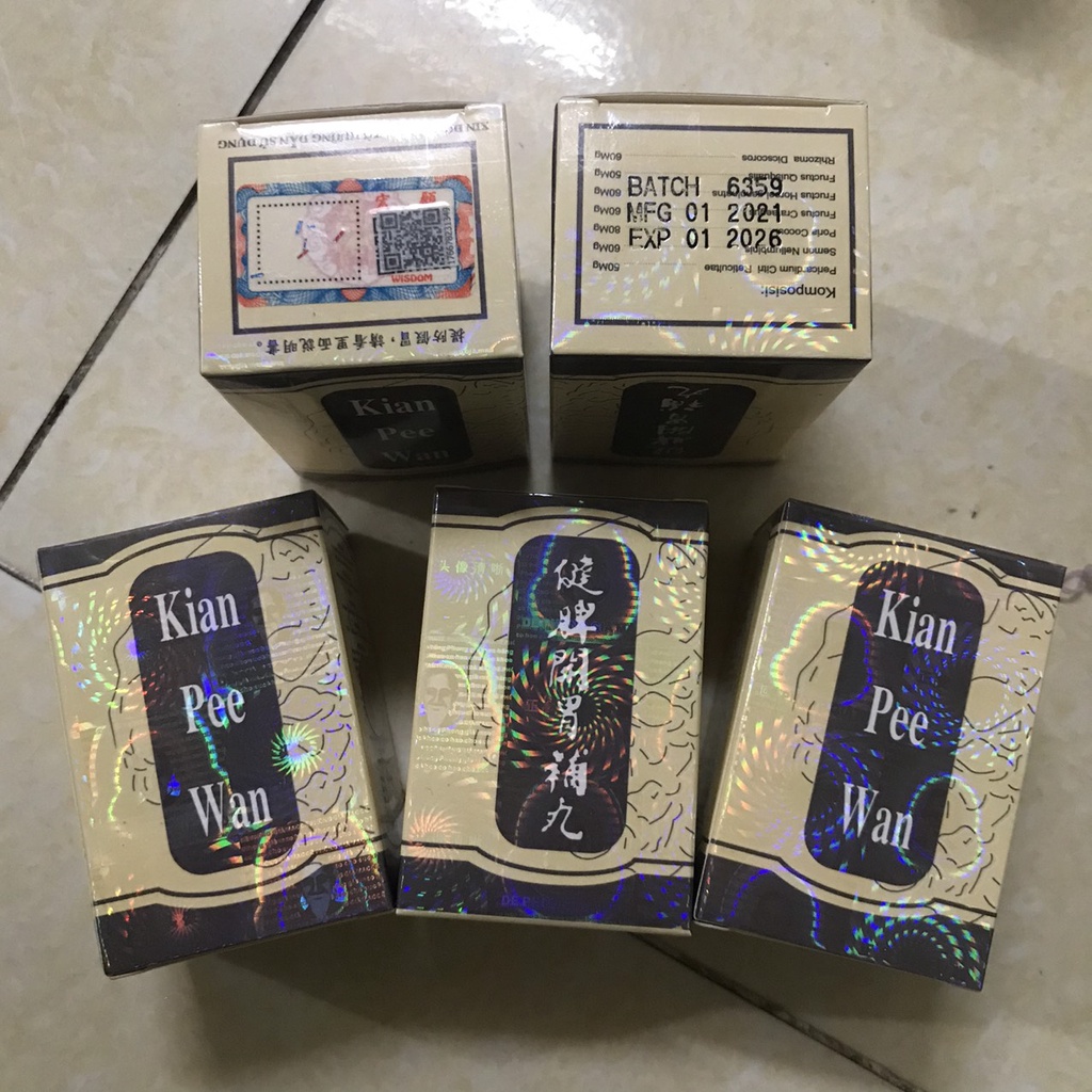 Combo 5 hộp tăng cân kian pee wan 30v chính hãng nhập khẩu malaysia