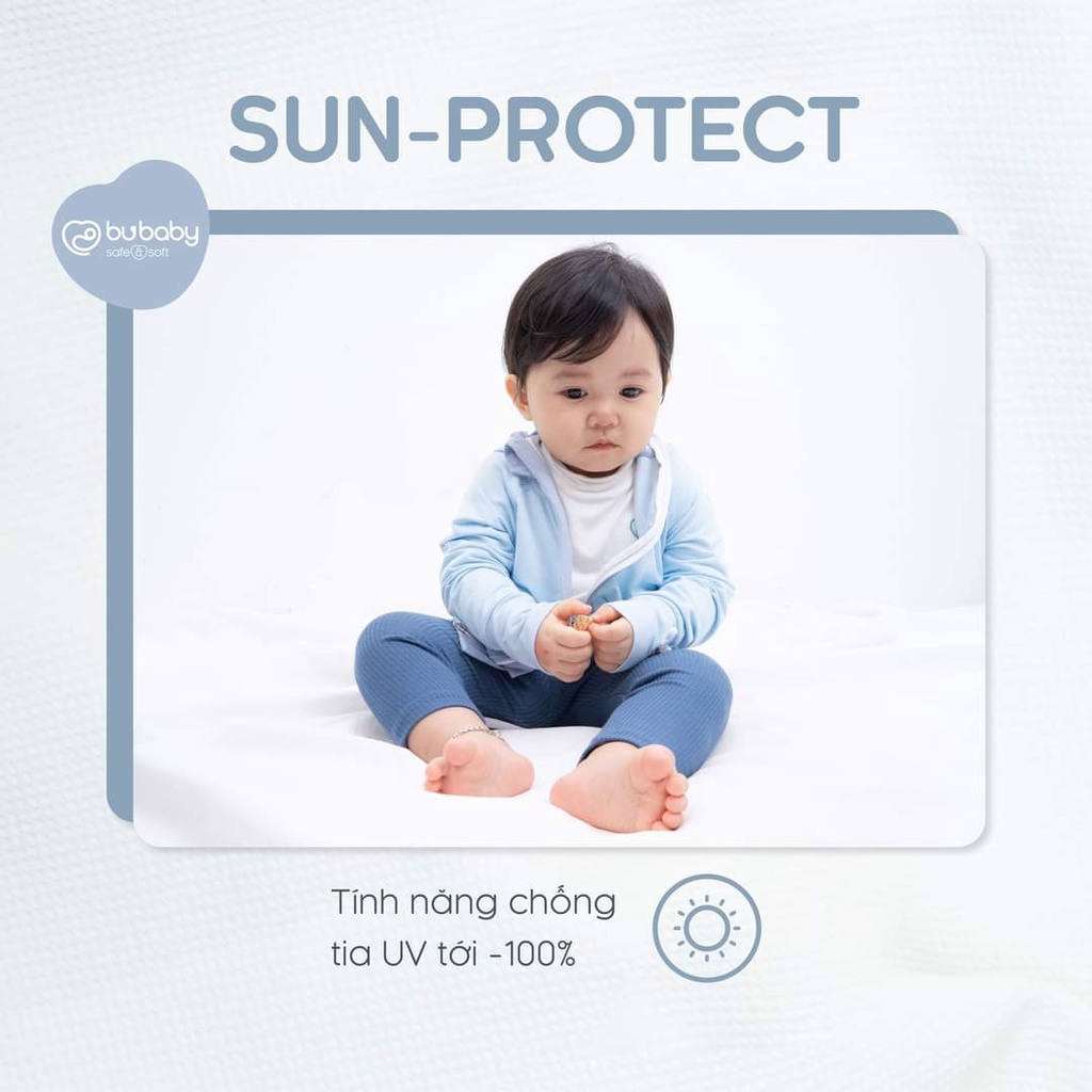 Áo chống nắng sợi tre BUBABY 12m - 4Y