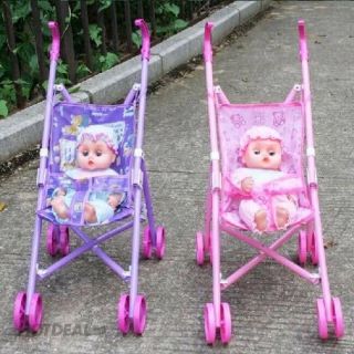 XE ĐẨY KÈM BÚP BÊ CHO BÉ (MÀU VÀNG, MÀU HỒNG, MÀU TÍM HỒNG)