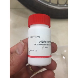 Hóa chất l-glutathione 98% cas no- 70-18-8 lọ 5g