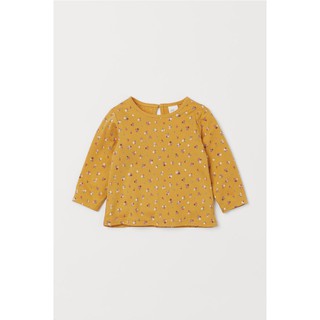 Áo vàng hoa nhí HM H&M sz 9-12, 18-24m_hàng chính hãng Anh