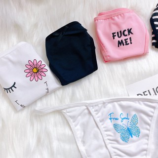 [Có bán lẻ quần] - Set 5 Quần chip cute - CAMLUU99