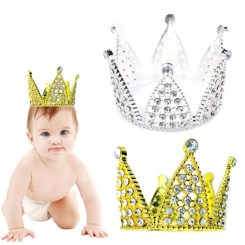 Cài Tóc Hình Vương Miện Đính Đá Sang Trọng