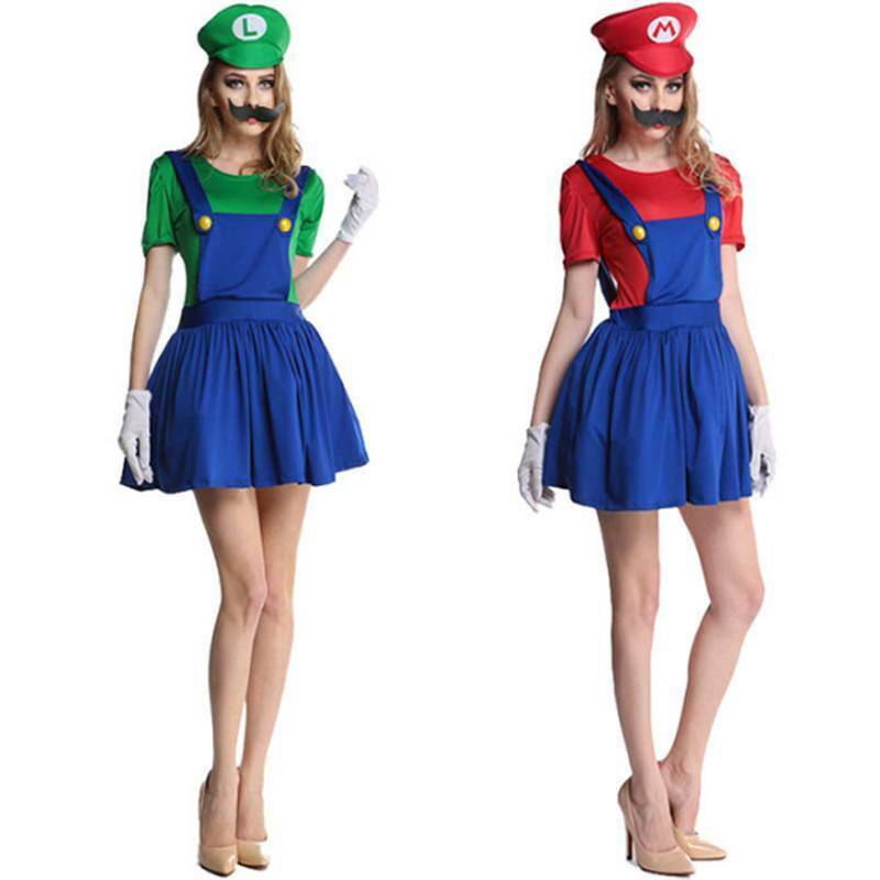Bộ trang phục hoá trang nhân vật Mario và Luigi xinh xắn vui chơi Halloween