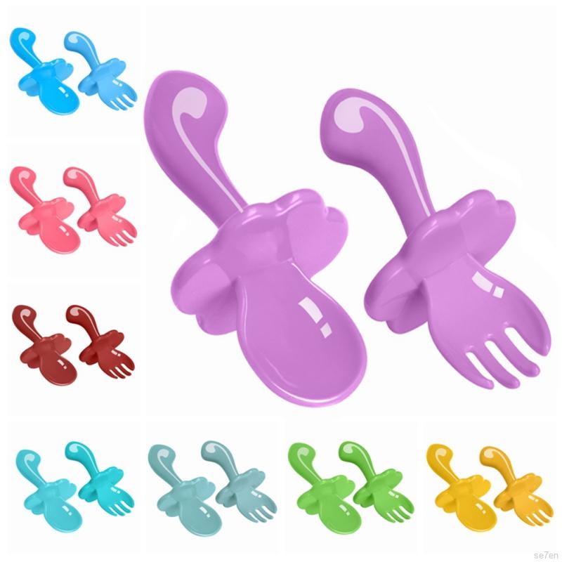 Bộ muỗng nĩa an toàn chuyên dụng cho bé trên 6 tháng tuổi