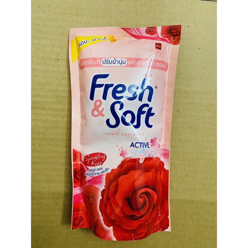 nước xả vải (fresh-soft) túi 600ml thơm ngát hương hoa