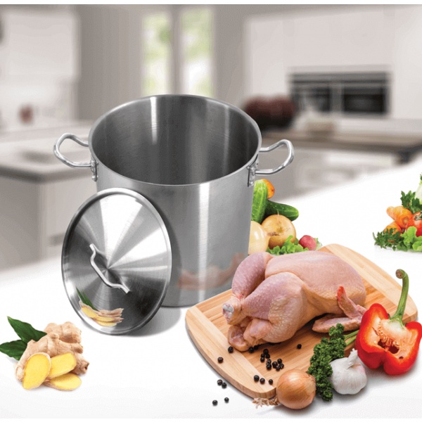 Nồi luộc gà Zwilling Classic  đáy 3 lớp, thép Cromargan không gỉ Dung tích 14L