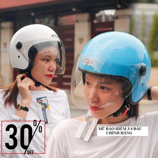Gía sỉ - mũ bảo hiểm 3/4 kính gro