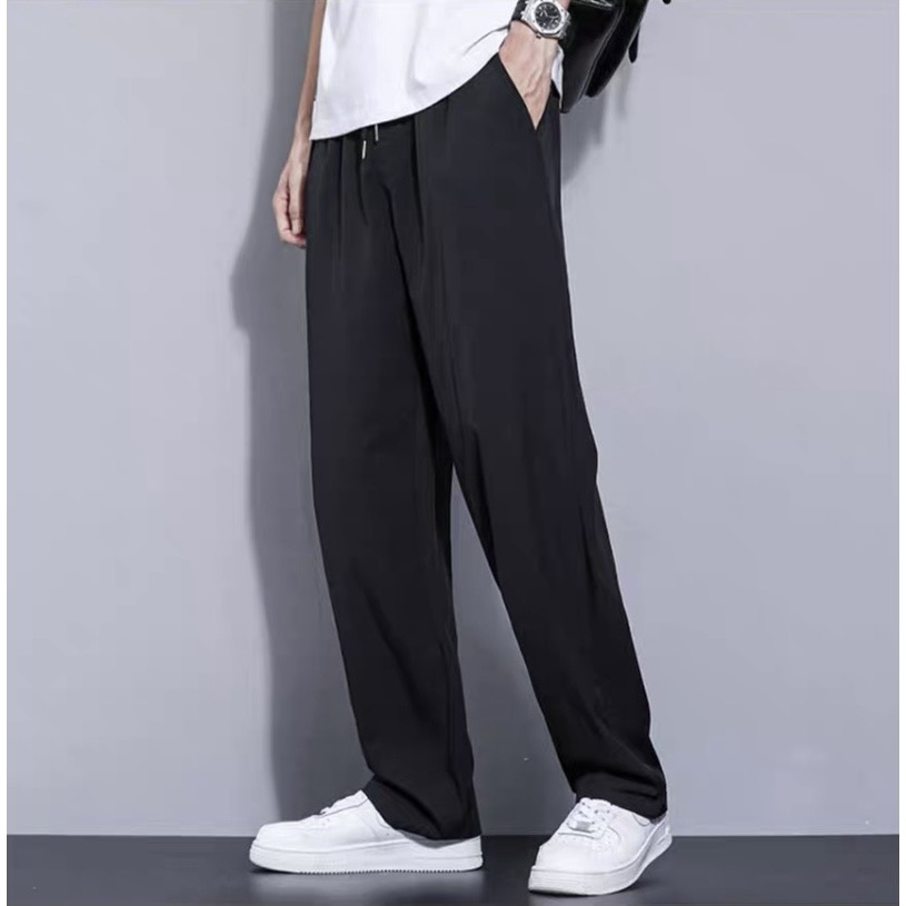 Quần ống suông nam nữ unisex- Quần kaki baggy trơn phong cách hàn quốc cực hot 2022