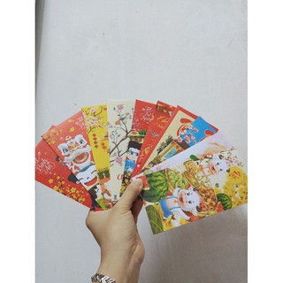 Combo 1000 Lì Xì Tân Sửu 2021 (Tặng Kèm Túi Bóng, chọn các mẫu, mẫu mới)