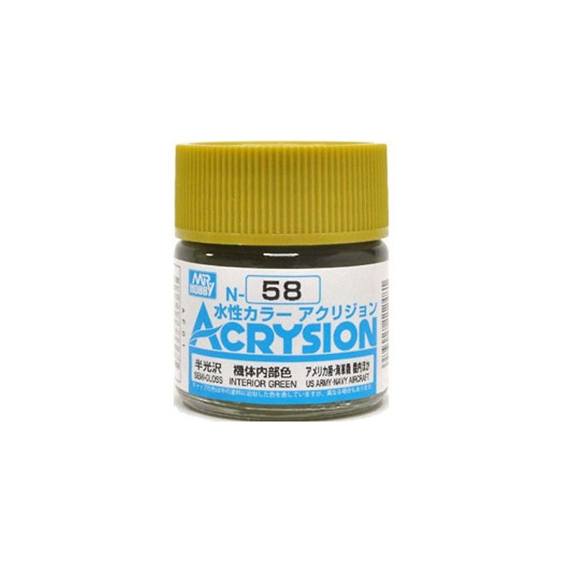 Sơn nước màu cơ bản Mr. Color Acrysion N55-N83 10mL Mr. Hobby - Sơn Mô Hình