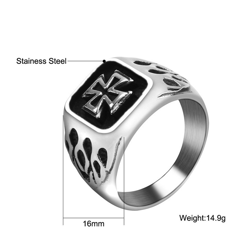 Nhẫn Inox Khắc Hình Chúa Jesus