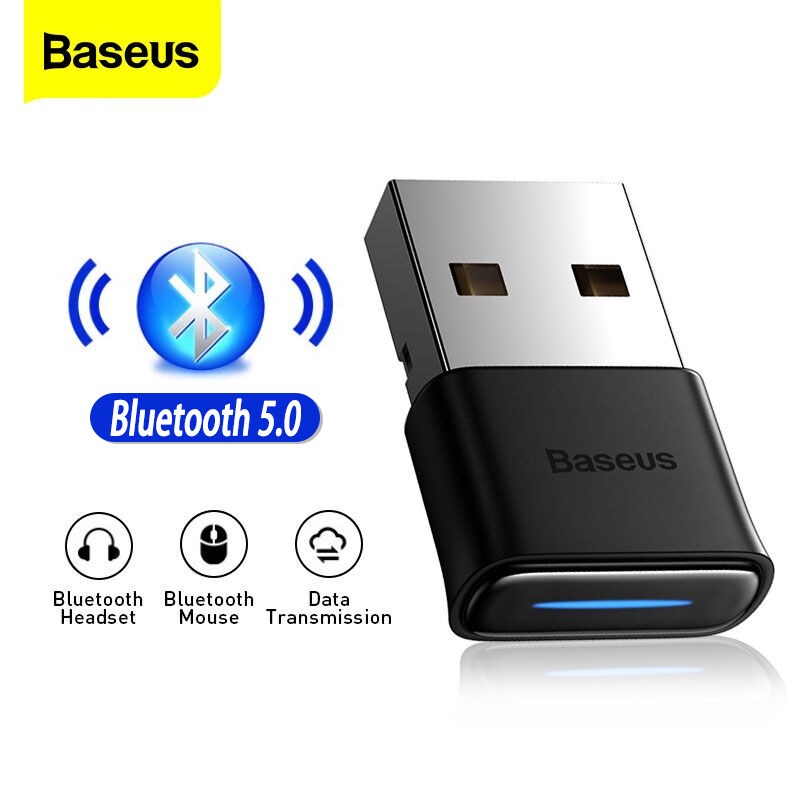 Đầu chuyển đổi USB Bluetooth 5.0 Baseus cho đầu thu âm thanh loa không dây máy tính /    laptop