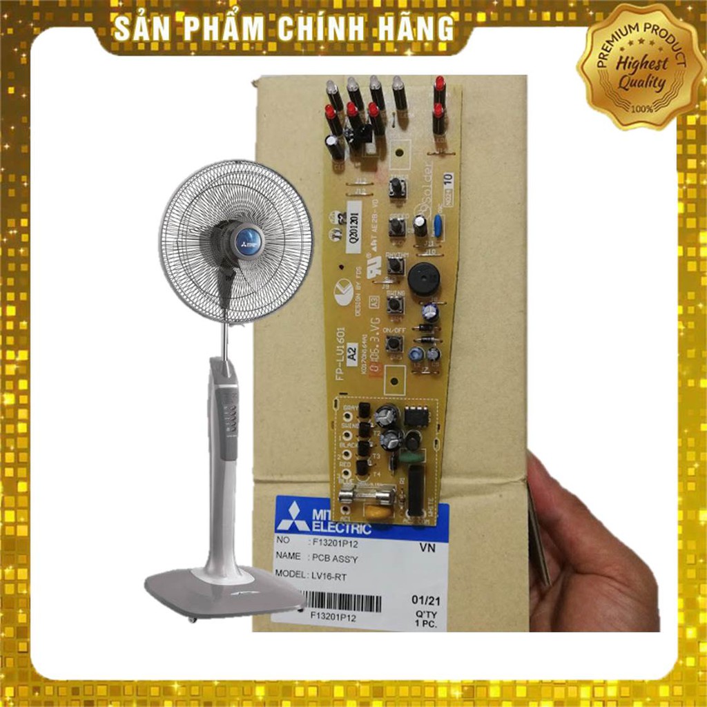 Bo điều khiển quạt cây Mitsubishi LV16-RT, RP, RQ, RS