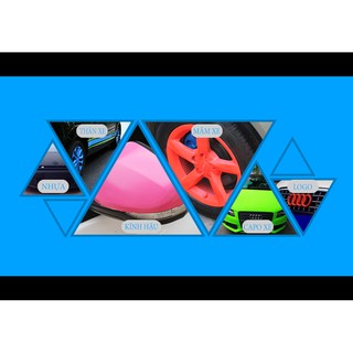 Sơn xịt cao su 4d  KOBY -  Sơn xe và mâm (Sơn có thể lột ra được)