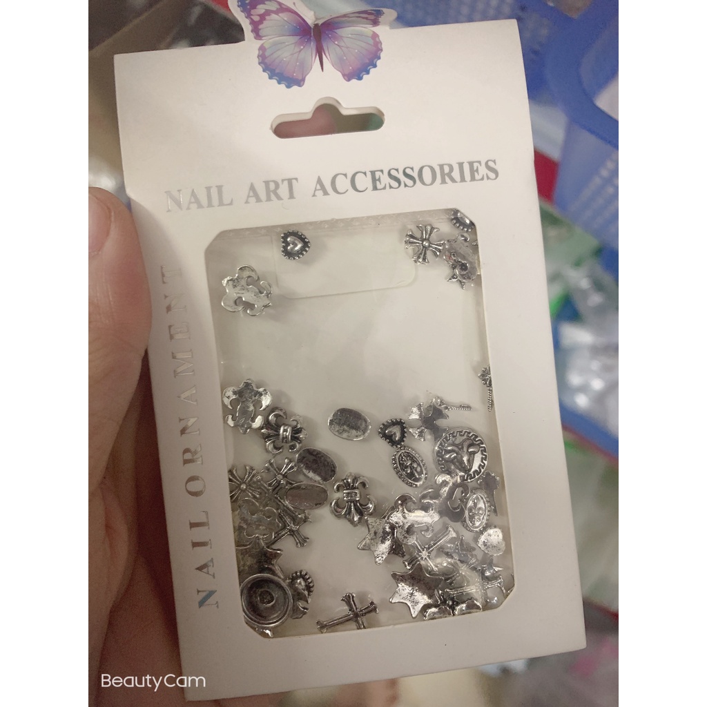 charm set trang trí nail