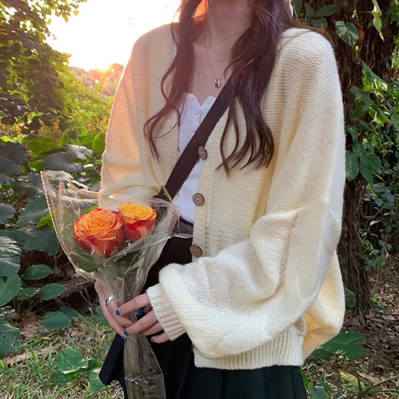 [ORDER TAOBAO/ẢNH THẬT HAI HÌNH CUỐI] ÁO KHOÁC CARDIGAN MỎNG ĐI BIỂN MÙA HÈ STYLE ULZZANG