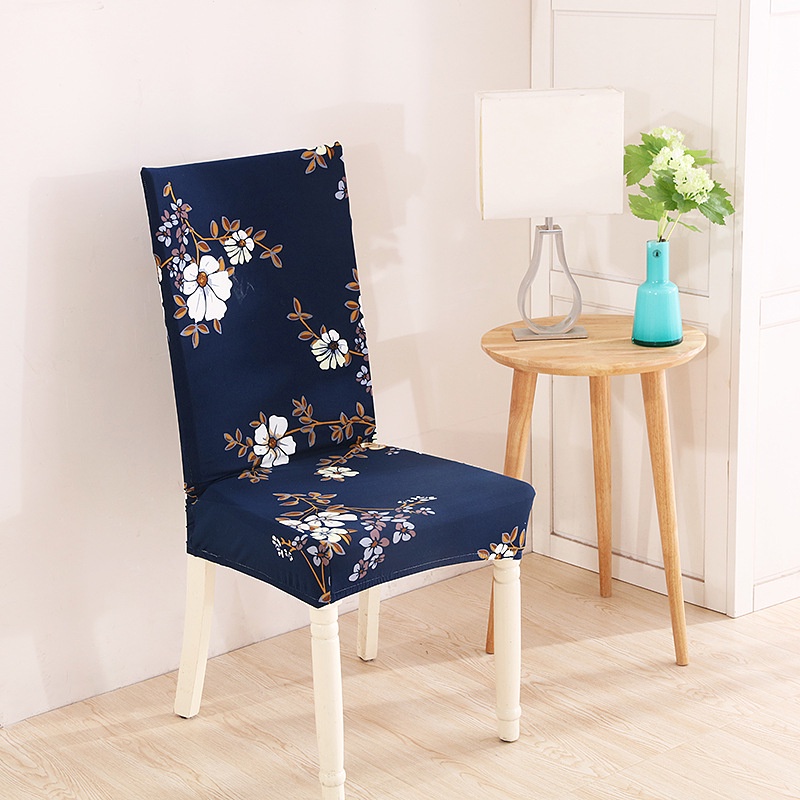 Cushion Dining Chair Cover Fabric Cover Classic Floral Design Anti Skid Scratch Protector  Multi Color