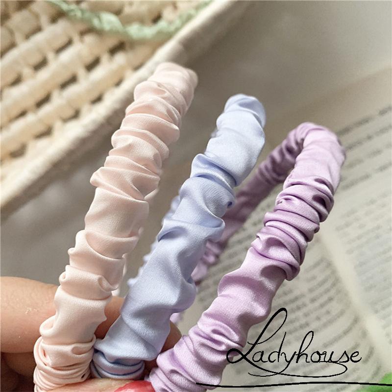 Băng đô cài tóc xếp ly phong cách sành điệu cho nữ