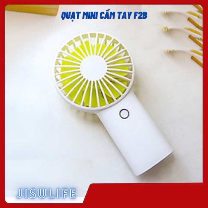 Quạt cầm tay mini, Quạt Tích Điện Jisulife F2B Tỏa Hương Thơm - Khuếch Tán Tinh Dầu Và Nước Hoa 3 Cấp Độ Gió