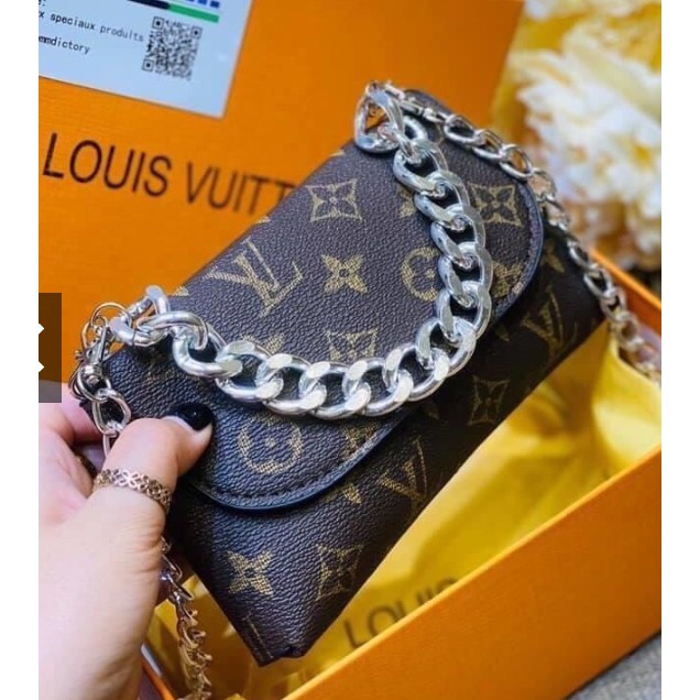 Túi da nữ mini 2 dây đeo đi kèm-A251