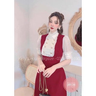 [Có Sẵn] Đầm Nhung Tiểu Thư Bigsize - ( Từ 45 - 100kg)
