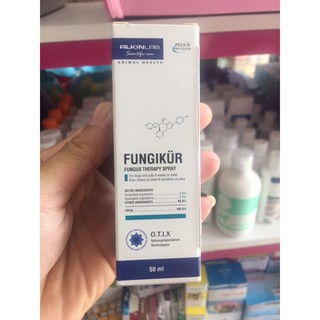 XỊT TRỊ NẤM DÀNH CHO CHÓ MÈO FUNGIKUR 50ml và 125ml (đảm bảo hàng chuẩn)
