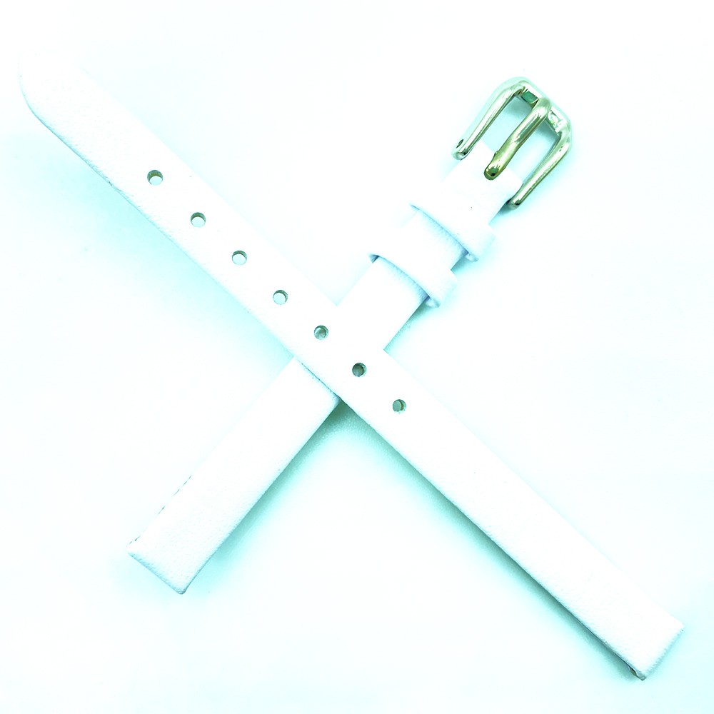 Dây Đeo Bằng Da Thật Kích Thước 6mm 8mm 10mm 12mm 14mm 16mm 18mm Cho Đồng Hồ Nữ