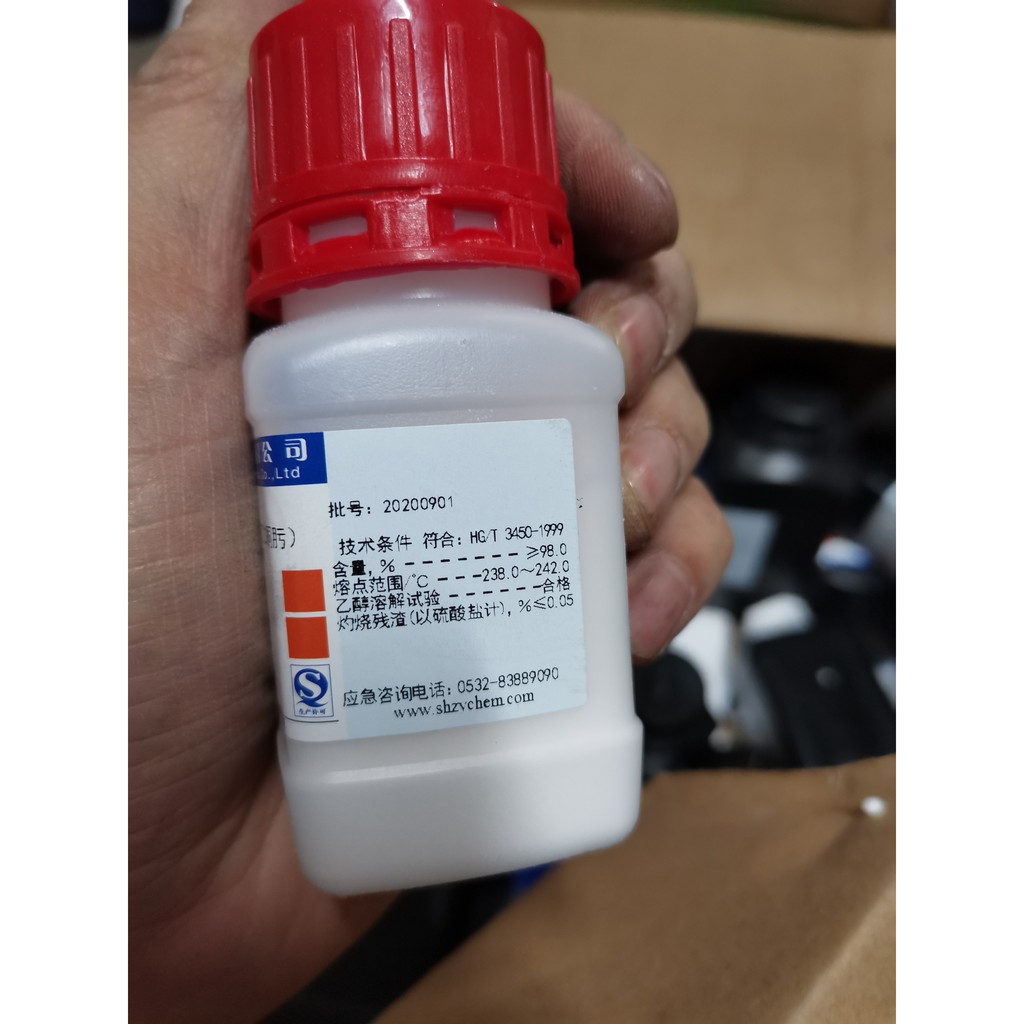 Hoá chất Dimethylglyoxime  DmgH₂ CAS 95-45-4 C4H8N2O2 lọ 25g