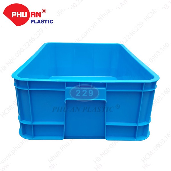 Thùng nhựa B1 Nhựa Phú An - KT 630 x 420 x 200 mm