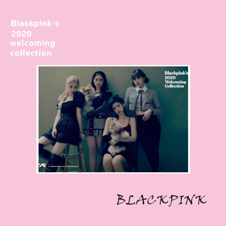 Nhãn Dán Poster Hình Nhóm Nhạc Blackpink 2020