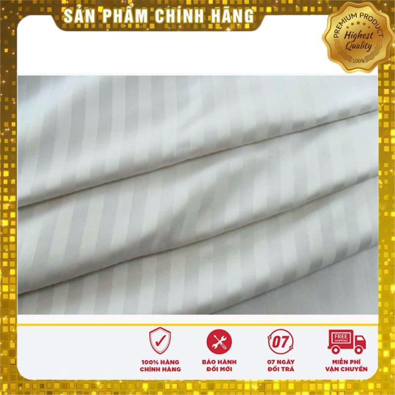 Bộ Drap Khách Sạn Trắng Sọc 1.6m x 2m từ 5-30cm