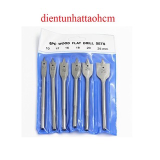 BỘ MŨI KHOAN GỖ MÁI CHÈO 10-25MM
