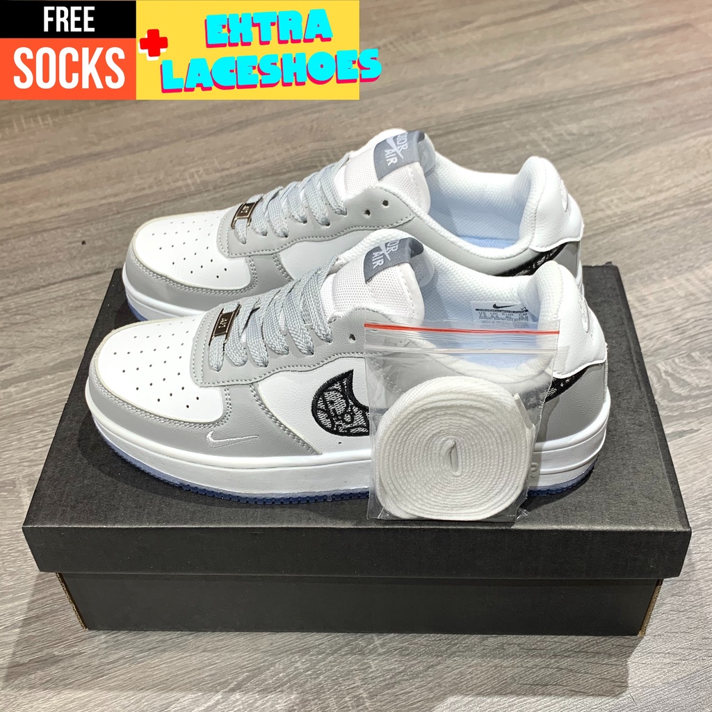 Giày A.F.1 Low Grey Di.or