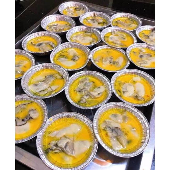 Khuôn Tart tròn giấy bạc dùng 1 lần (~50c)