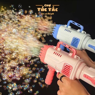 Súng Bắn Bong Bóng 32 Nòng Siêu Mạnh (Tặng Pin, Nước)