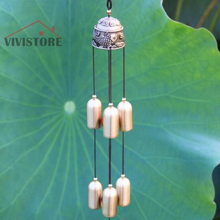 Chuông gió 6 chuông gió bằng đồng phong cách cổ điển