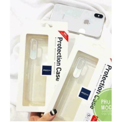 ỐP LƯNG TRONG ROCK SPACE IPHONE 7 7plus 8 8plus X Bảo vệ Camera - KHÔNG Ố MÀU