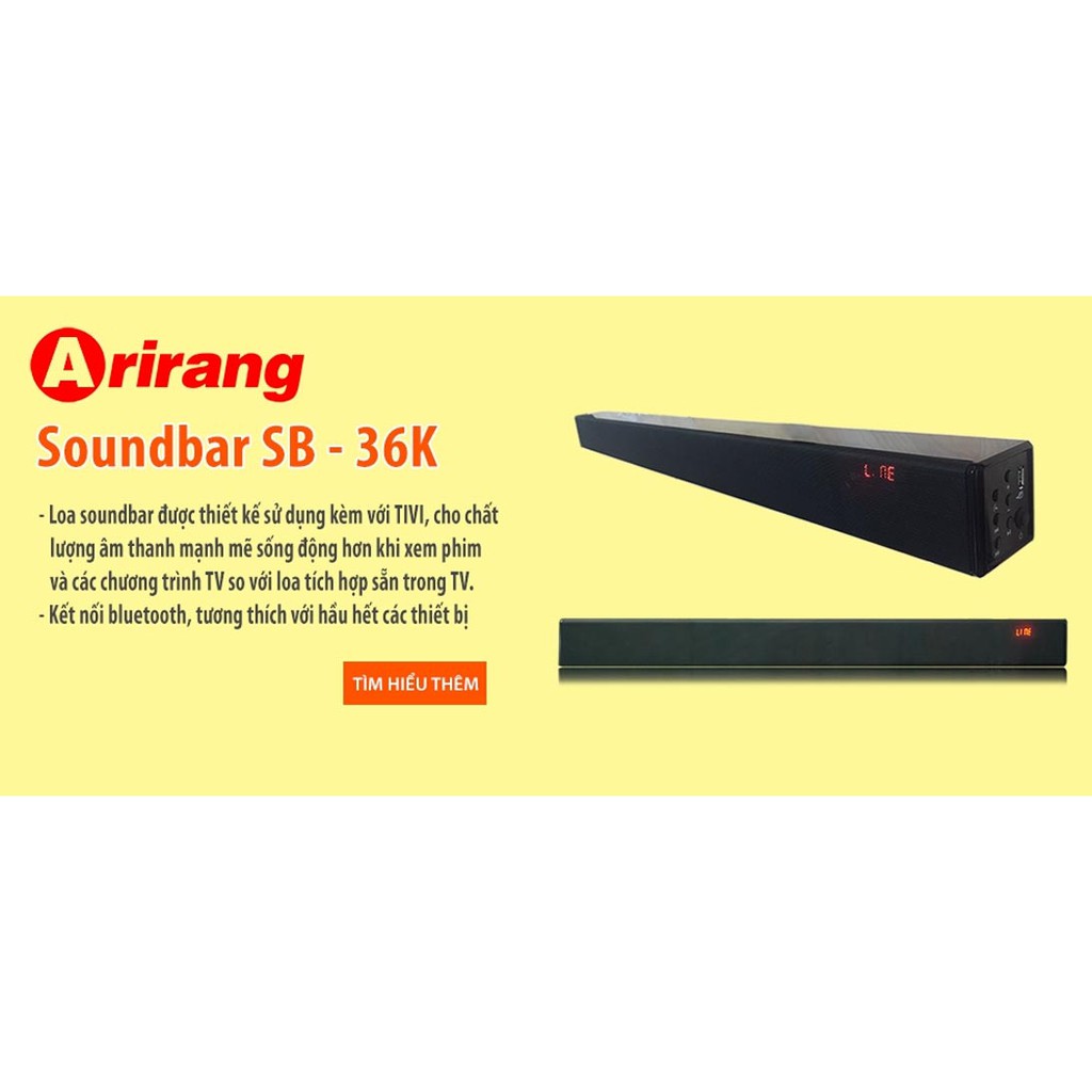 Loa Soundbar Arirang SB-36K 60W (Đen)