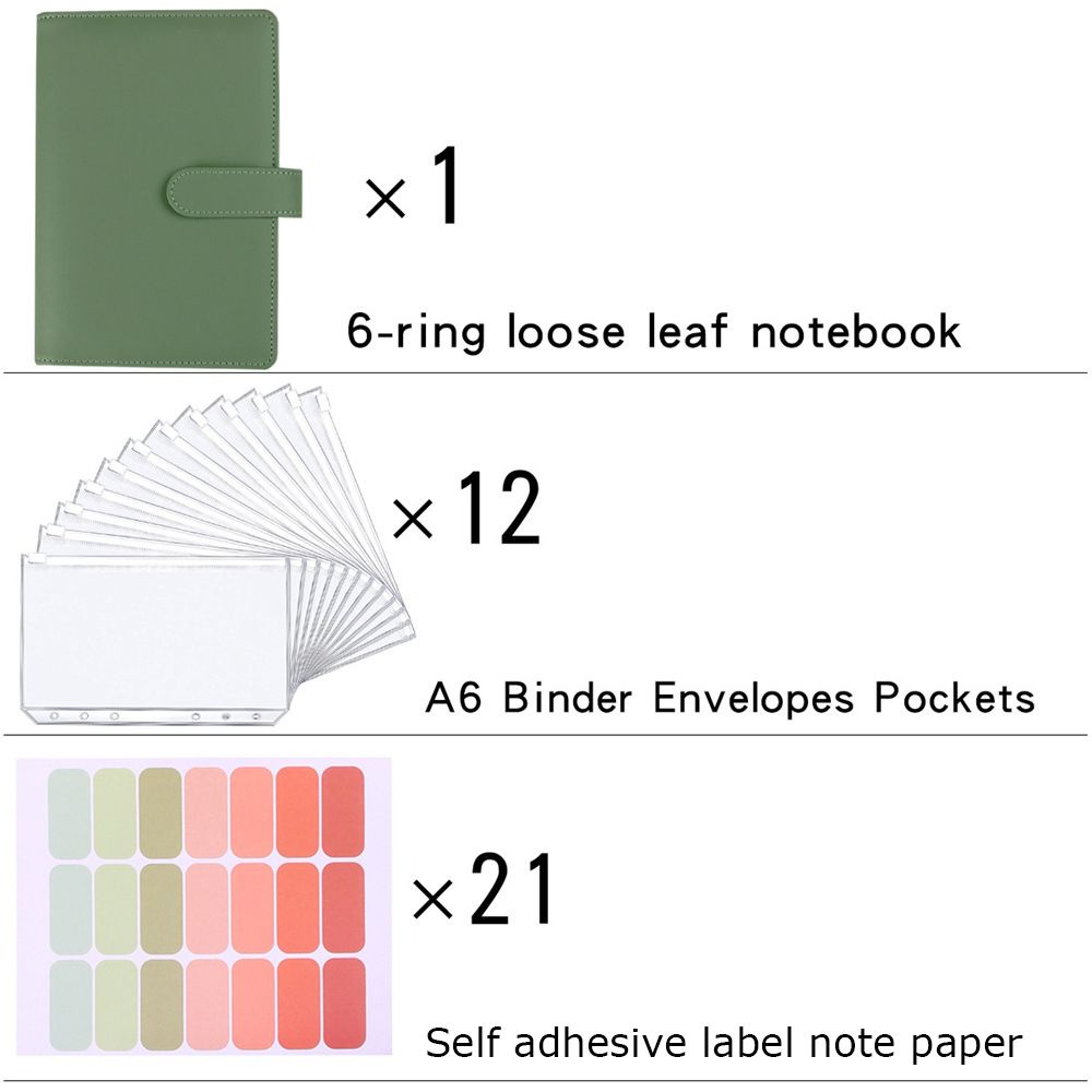 Sổ tay bìa da PU mini khổ A5/A6 nhiều lớp DIY