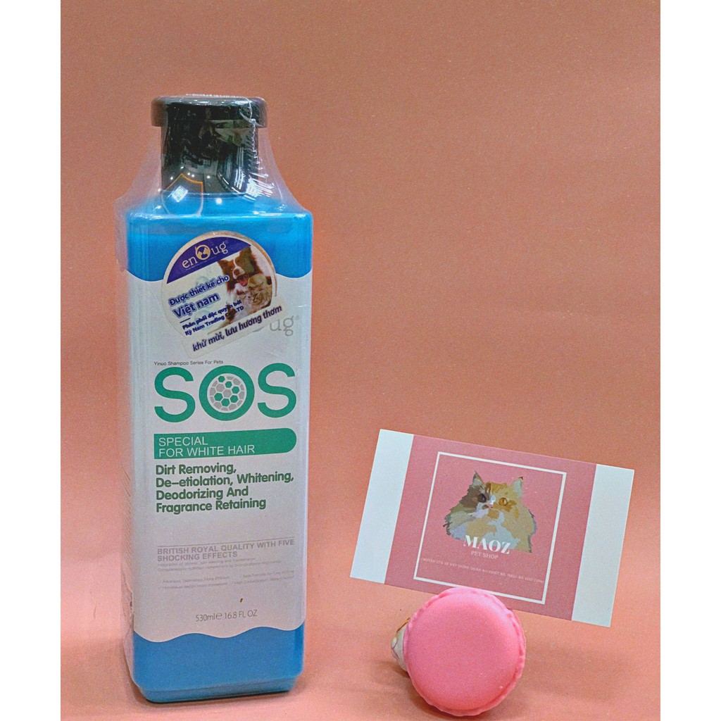 [CHÍNH HÃNG] Sữa tắm SOS - mềm mượt lông, lưu mùi lâu, tránh rụng lông