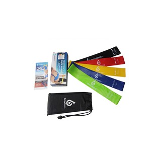 [Tặng kèm túi đựng] Bộ 5 dây mini band, dây cao su miniband dây kháng lực  tập chân mông, phụ kiện tập gym