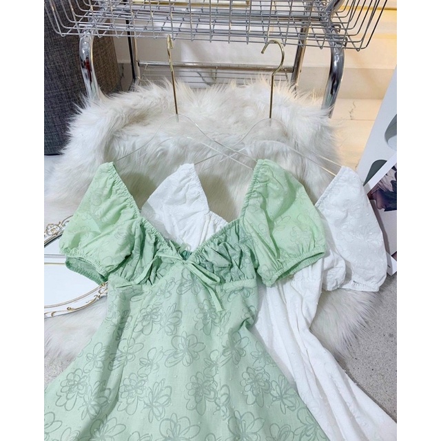 Bigsize Đầm ren hoa 55-95kg