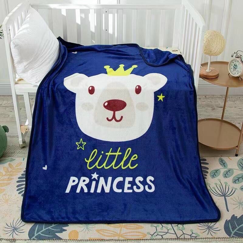 Chăn lông tuyết trẻ em siêu ấm siêu cute (kt: 1m*m4)