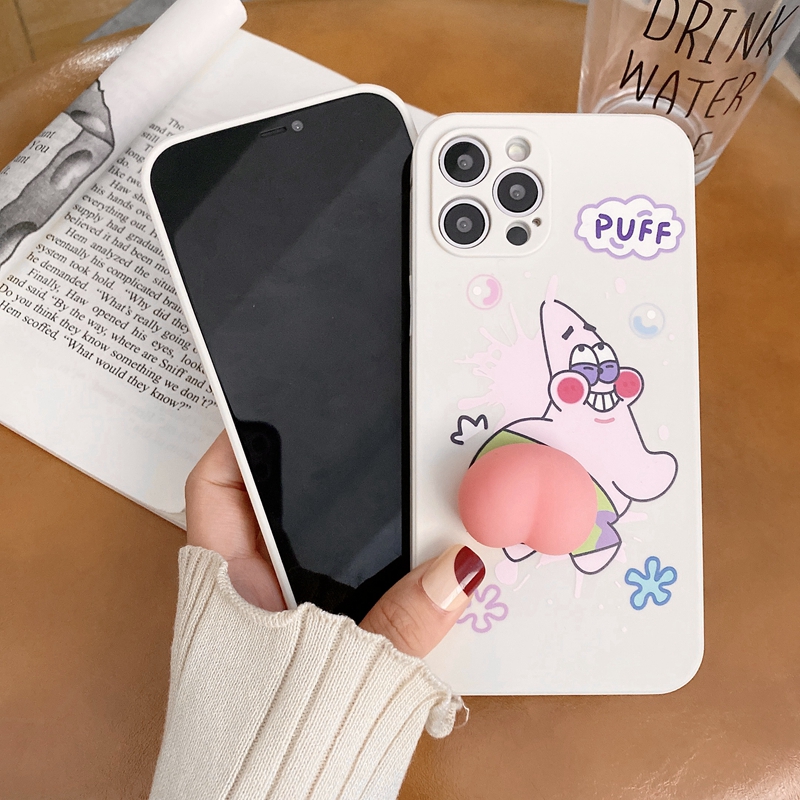 Ốp điện thoại Suntaiho silicon dẻo họa tiết vui nhộn cho iPhone 11 Pro Max 12 mini Pro max 7 8 Plus X XS XR XS MAX | BigBuy360 - bigbuy360.vn